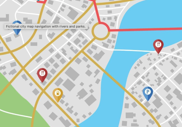 Footfall map view